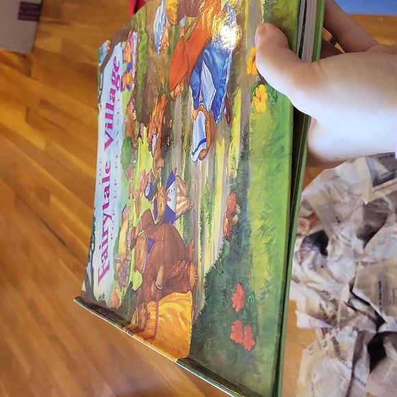 The Fairytale Village Pop-up playset vintage 1998 4 books paper dolls 3D houses - Picture 14 of 17